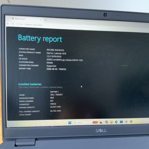 Dell laptop latitude 3510 - dell,
